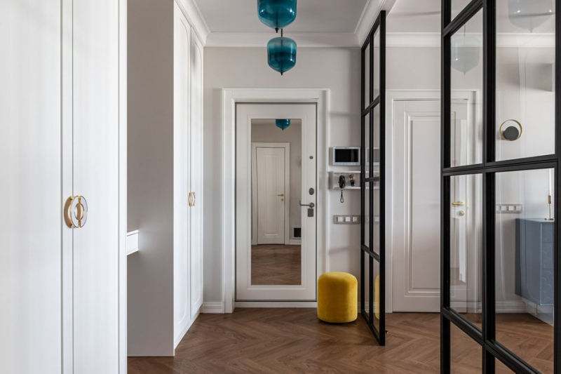 Красивая и функциональная квартира 95 м² для семьи стилиста