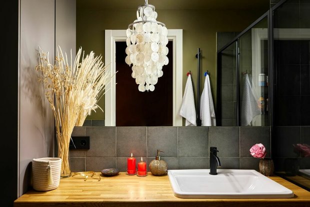 Как дизайнер оформила красивую ванную комнату 3,6 м² для себя